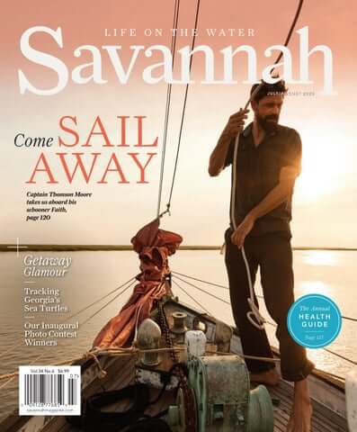 Savannah Magazine July August 2023 Cover