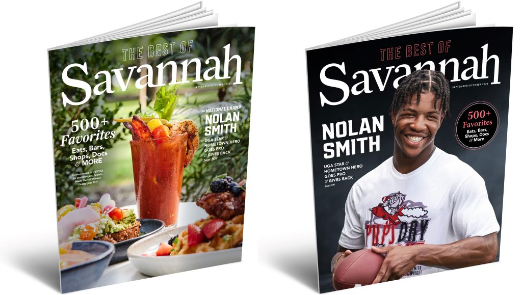 Covers of Savannah magazine's September/October 2023 issue