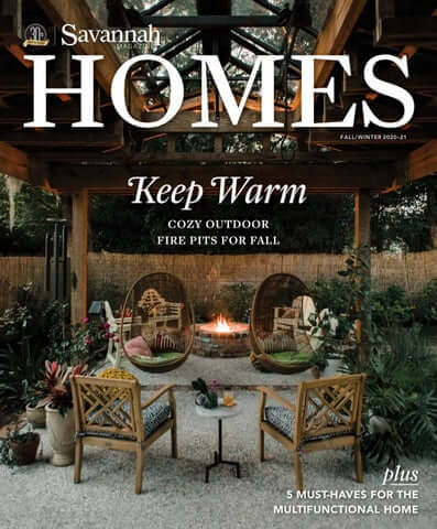 Savannah Homes Magazine Fall Winter 2020 Cover