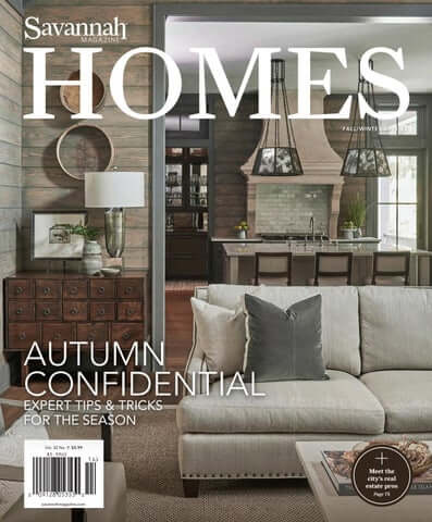 Savannah Homes Magazine Fall Winter 2021 Cover