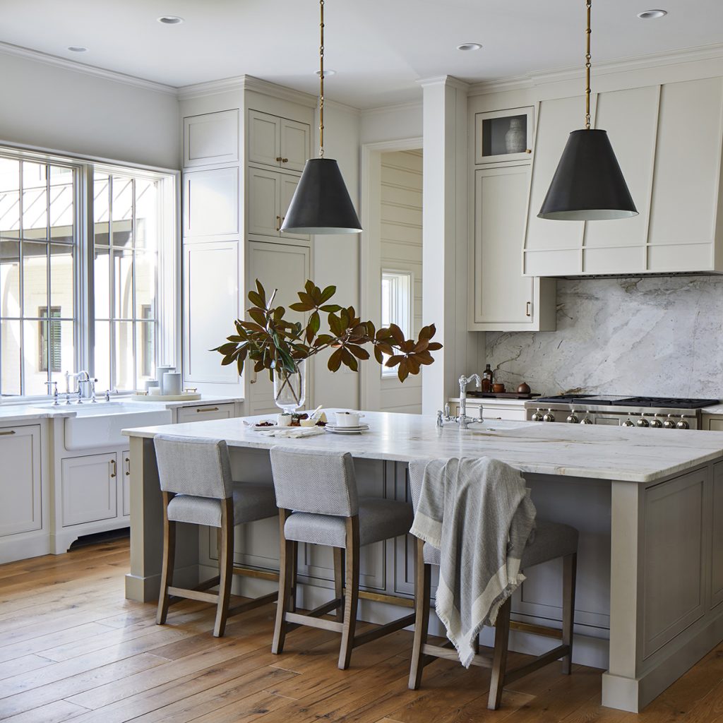 marble kitchen island