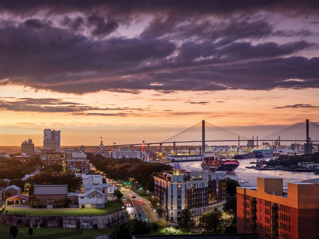 Downtown Savannah. Georgia