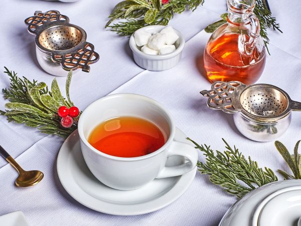 Table set for tea