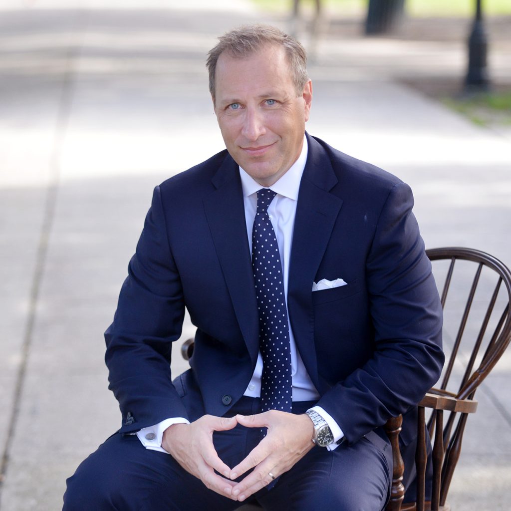 Best of Savannah winner Todd Baiad  sitting in park